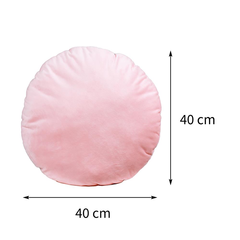 หมอนอิง HOME LIVING STYLE MACARON 16X16 นิ้ว สีชมพู