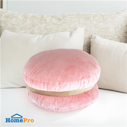 หมอนอิง HOME LIVING STYLE MACARON 16X16 นิ้ว สีชมพู_5