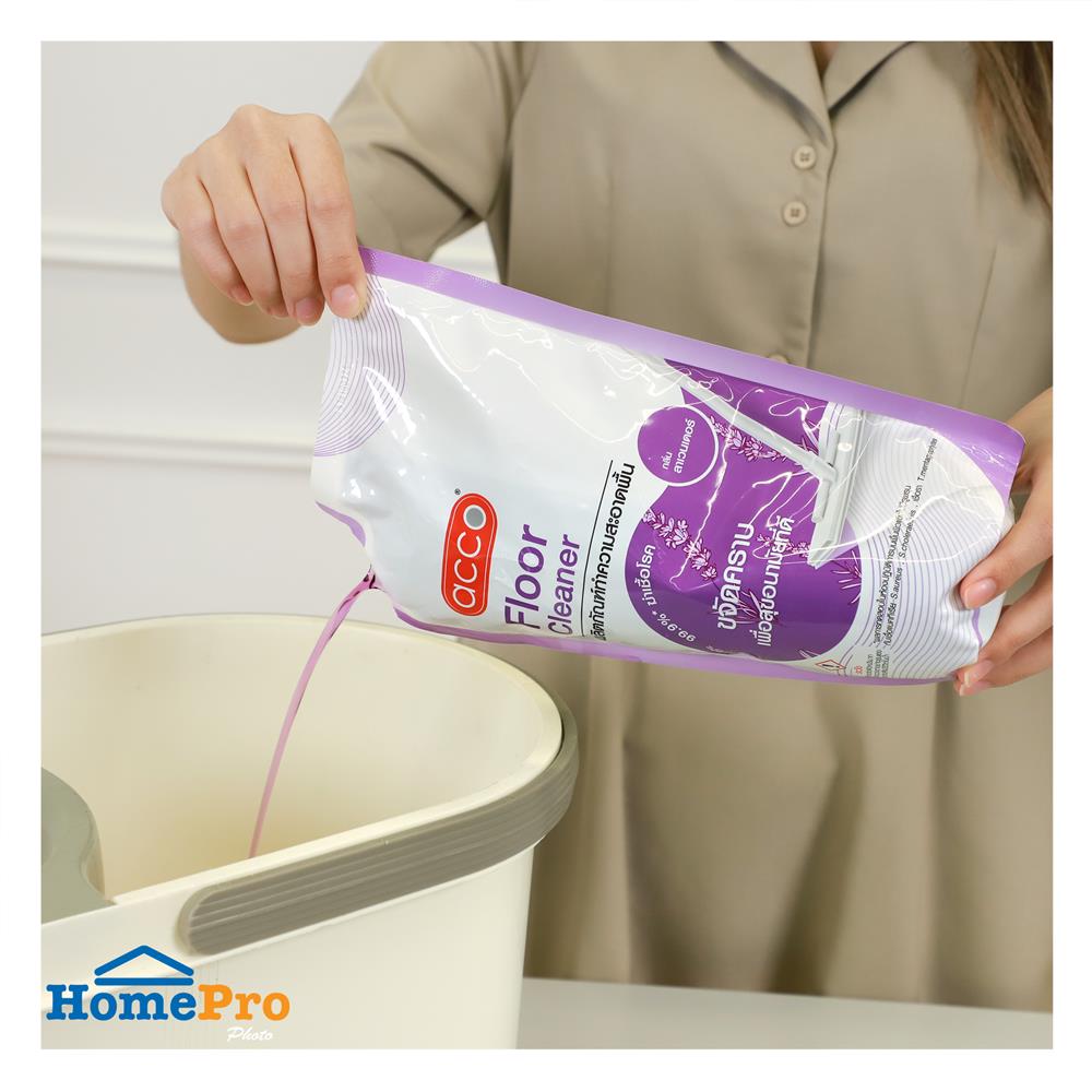 น้ำยาทำความสะอาดพื้นฆ่าเชื้อ ACCO 750 มล. LAVENDER แพ็ก 3 ชิ้น