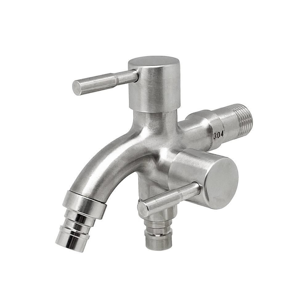 ก๊อกสนาม DEXZON 2 ทาง (ข้าง) SS 304 1/2 นิ้ว