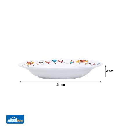 จานเมลามีนลึก 8 นิ้ว KECH CHIC FARM_5
