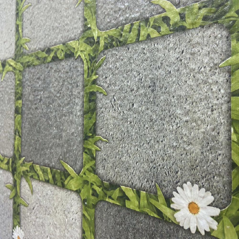 กระเบื้องพื้น 40x40 ซม. ภูผา หินกอหญ้า เทา PM 0.96 ตร.ม.