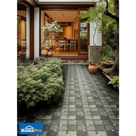 กระเบื้องพื้น 40x40 ซม. ภูผา หินกอหญ้า เทา PM 0.96 ตร.ม._2