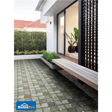 กระเบื้องพื้น 40x40 ซม. ภูผา หินกอหญ้า เทา PM 0.96 ตร.ม._4