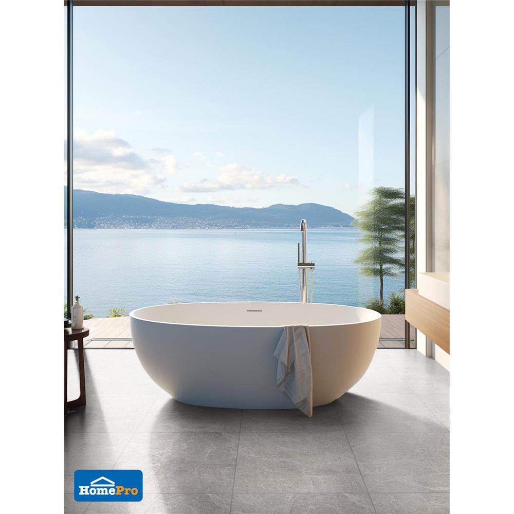 กระเบื้องพื้นพอร์ซเลน  16x16 นิ้ว TARA ยูม่า เทาอ่อน PM 0.96 ตร.ม.