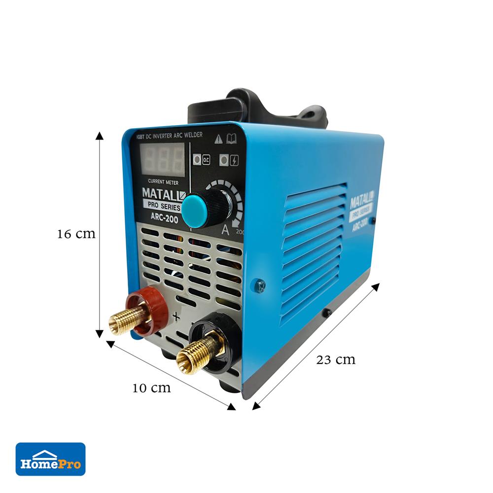 เครื่องเชื่อม INVERTER MATALL PRO ARC-200A IGBT 200 แอมป์