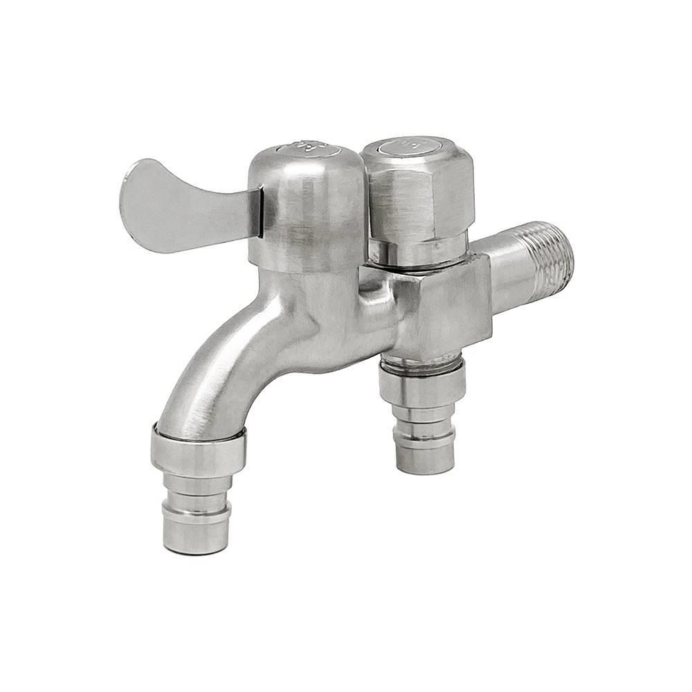 ก๊อกสนาม DEXZON 2 ทาง (บน) SS 304 1/2 นิ้ว