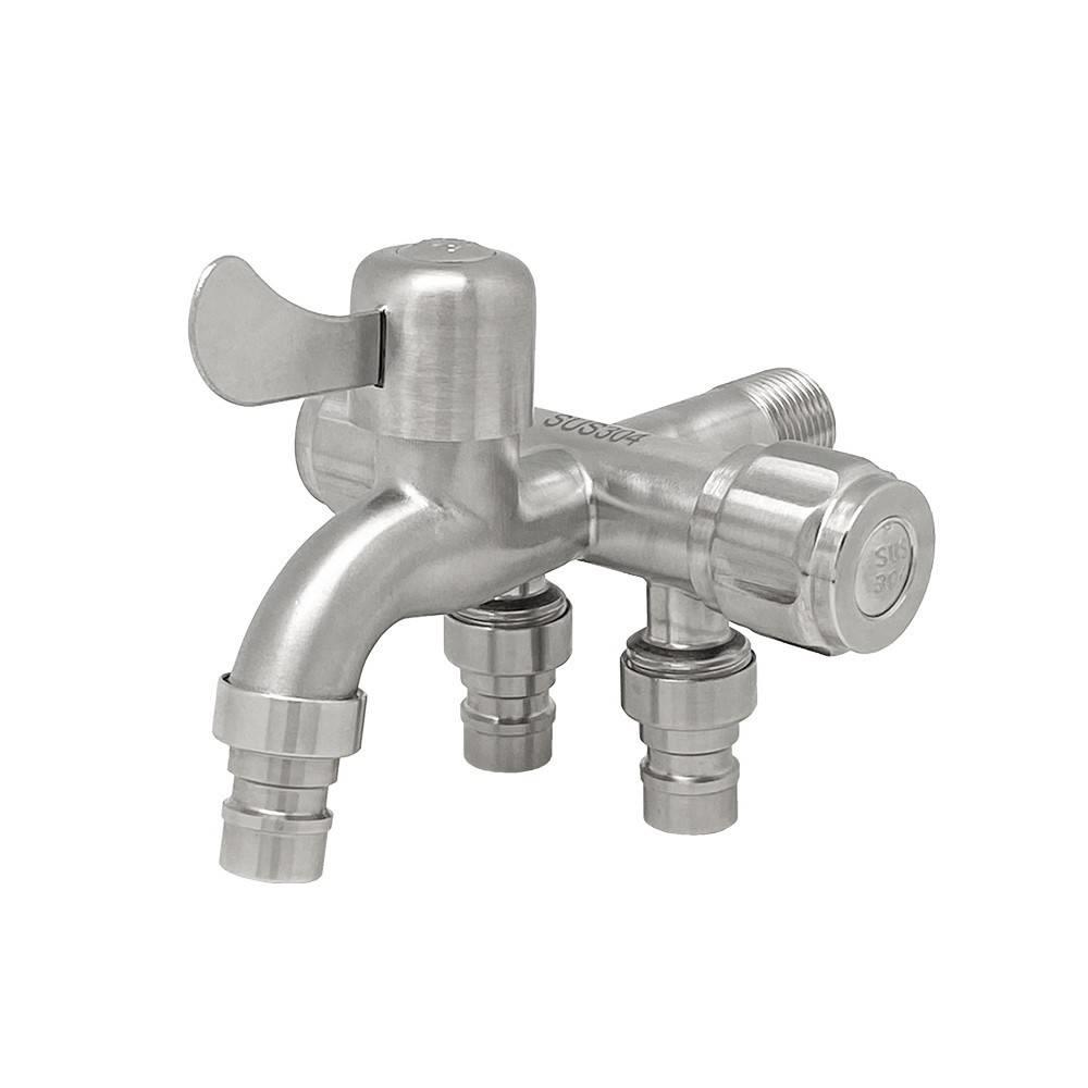 ก๊อกสนาม 3 ทาง DEXZON SS304 1/2 นิ้ว