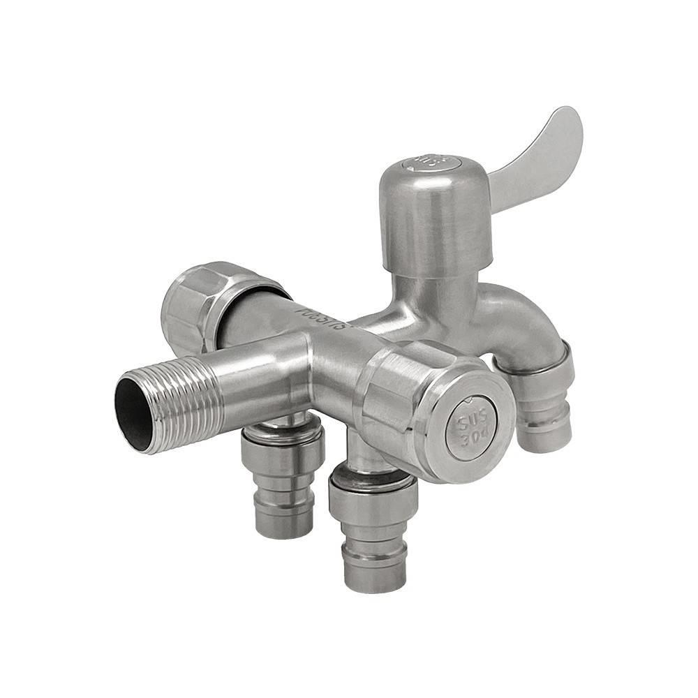 ก๊อกสนาม 3 ทาง DEXZON SS304 1/2 นิ้ว