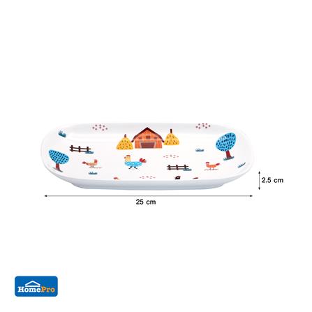 จานเมลามีนเปล 9.5 นิ้ว KECH CHIC FARM_5