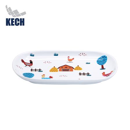 จานเมลามีนเปล 8.5 นิ้ว KECH CHIC FARM_0