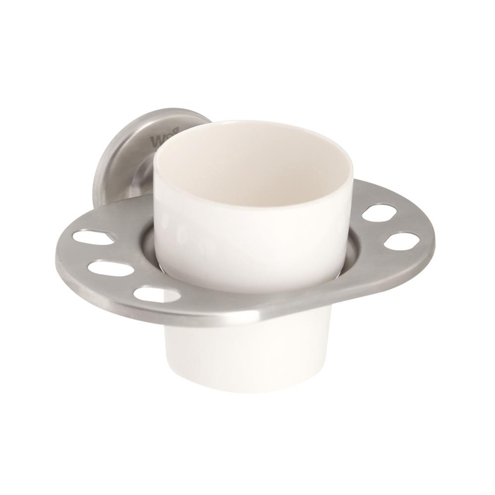 ที่ใส่แปรงสีฟันพร้อมแก้ว WS WNM-407 สเตนเลส