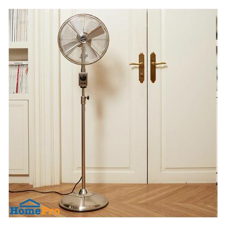 พัดลมตั้งพื้นเหล็ก 12 นิ้ว BUNGALOW HAMPTON สีเงิน/ขาว_3