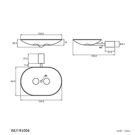 ที่ใส่สบู่ WS WLY-91006 สีเงิน_3