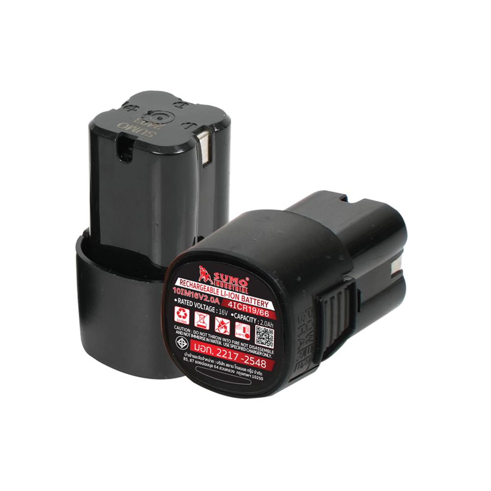 สว่านกระแทกไร้สาย (พร้อมแบตเตอรี่) SUMO CD009 16 โวลต์