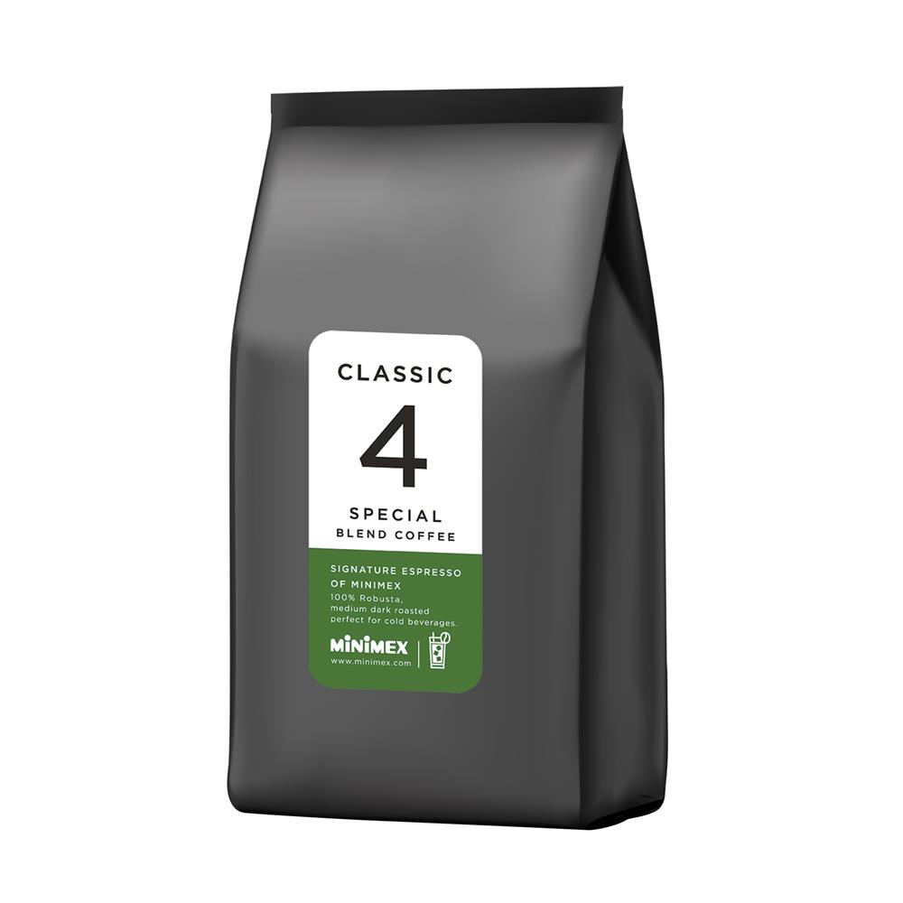 เมล็ดกาแฟคั่ว MINIMEX CLASSIC สูตร 4 500 กรัม