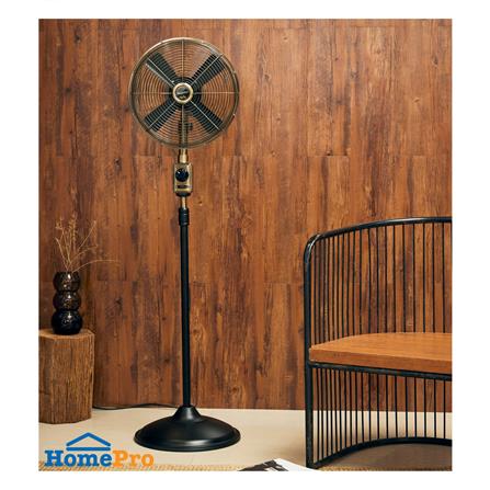 พัดลมตั้งพื้นเหล็ก 12 นิ้ว BUNGALOW ISTANBUL สีทองรมดำ/ดำด้าน_4