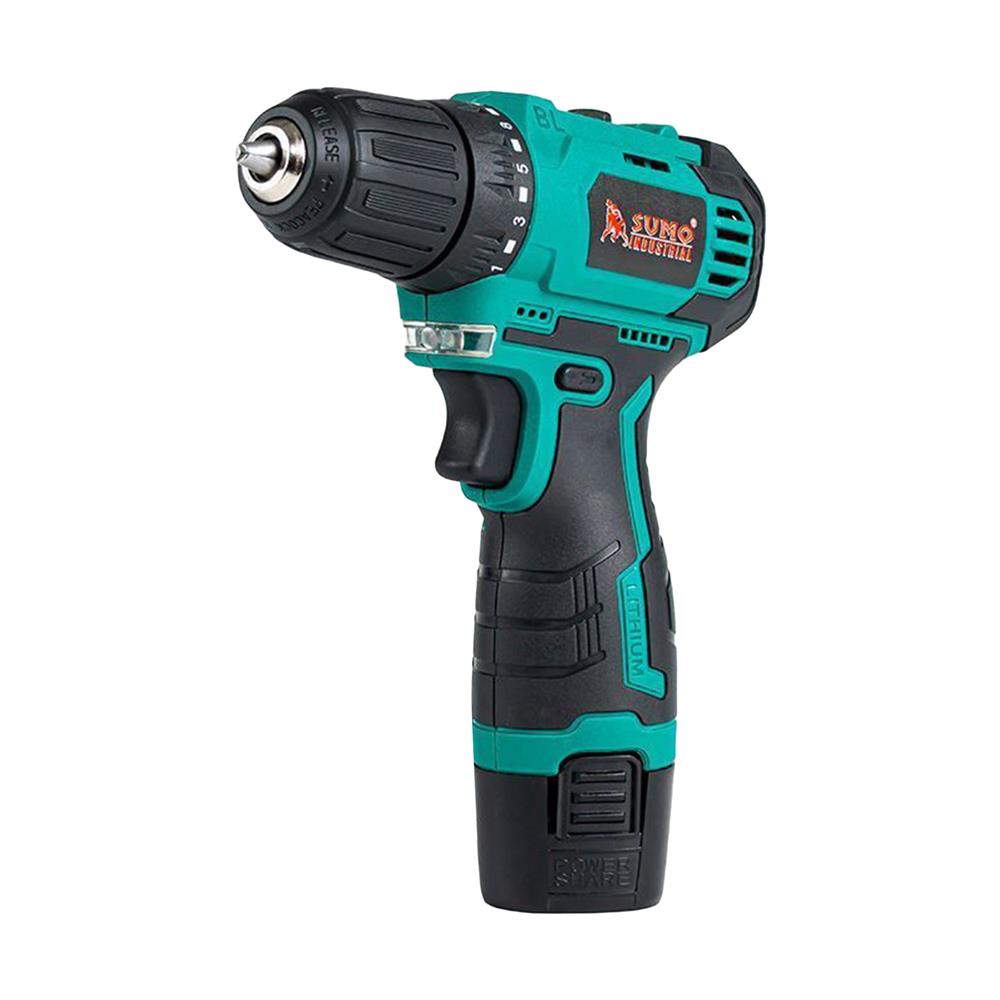 สว่านไร้สาย (พร้อมแบตเตอรี่) SUMO CD008 BL 12 โวลต์