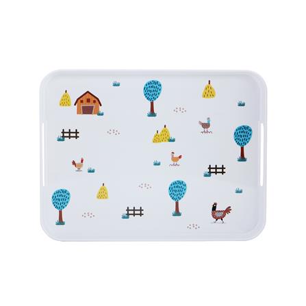 ถาดเหลี่ยมเมลามีน 16 นิ้ว KECH CHIC FARM_2