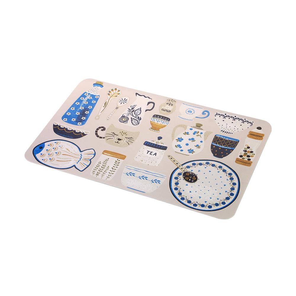 แผ่นรองจาน PVC SRITHAI COFFEE MUG สีครีม