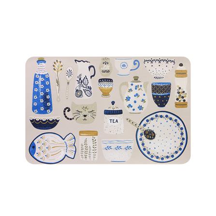 แผ่นรองจาน PVC SRITHAI COFFEE MUG สีครีม_1