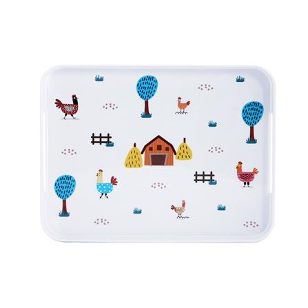ถาดเหลี่ยมเมลามีน 12 นิ้ว KECH CHIC FARM_2