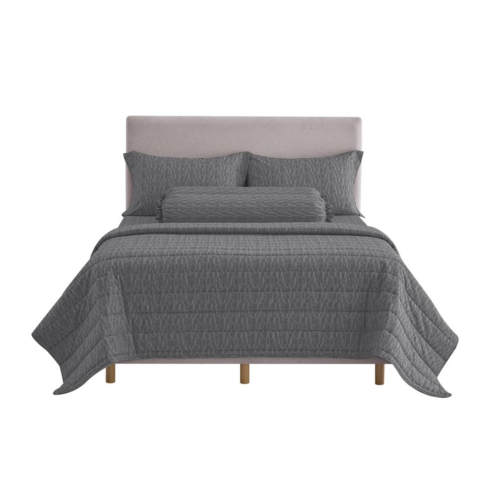 ชุดผ้าปูที่นอน 5 ฟุต 6 ชิ้น ELLE PARIS SIMPLICITE สี CANELE