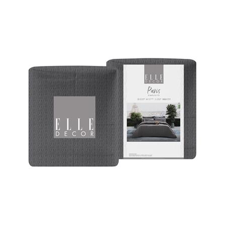 ชุดผ้าปูที่นอน 5 ฟุต 6 ชิ้น ELLE PARIS SIMPLICITE สี CANELE_5