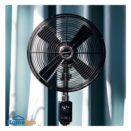 พัดลมเหล็กตั้งพื้น 12 นิ้ว BUNGALOW MIAMI สีดำเงา/ดำด้าน_5
