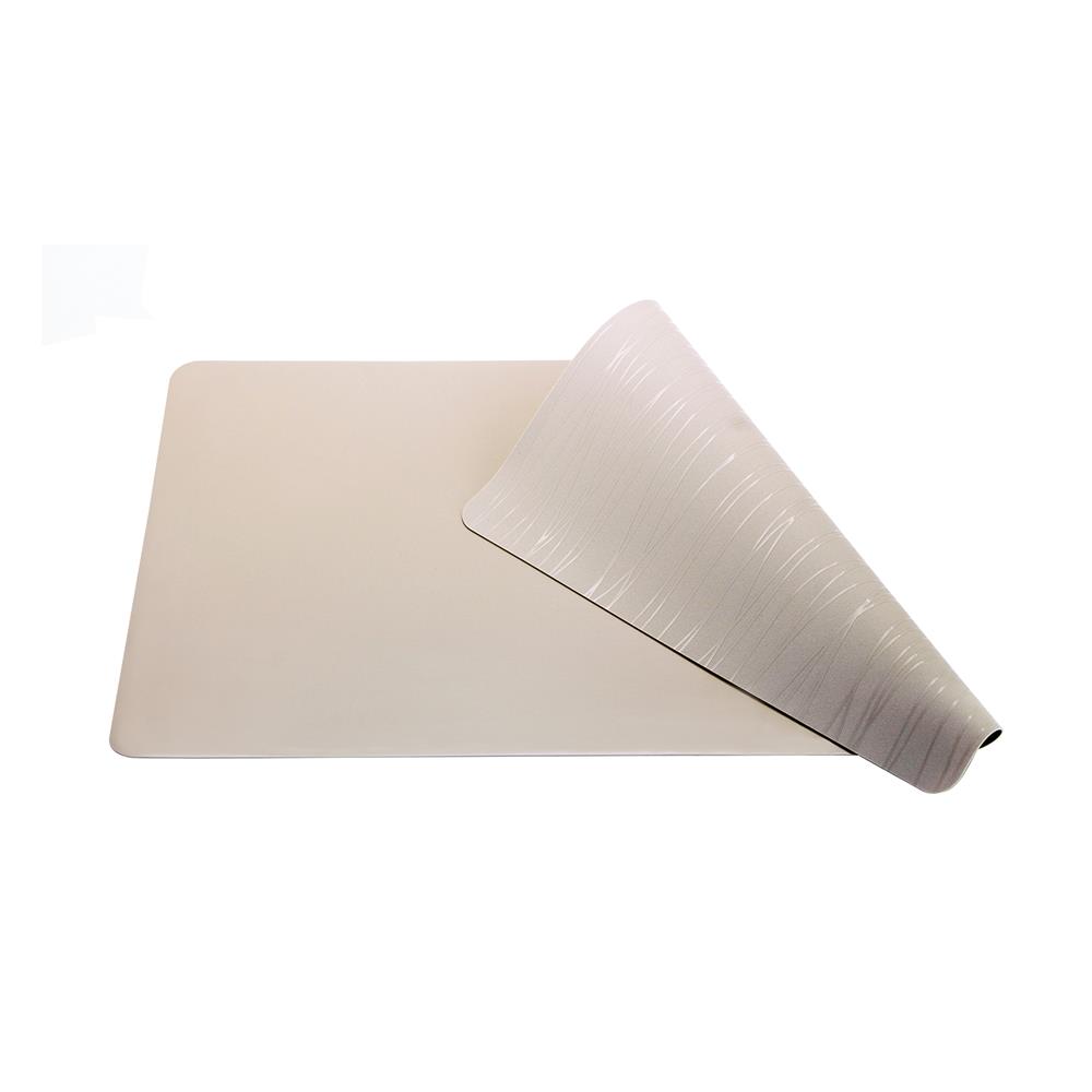 แผ่นรองจาน PVC SRITHAI WAVE สีครีม