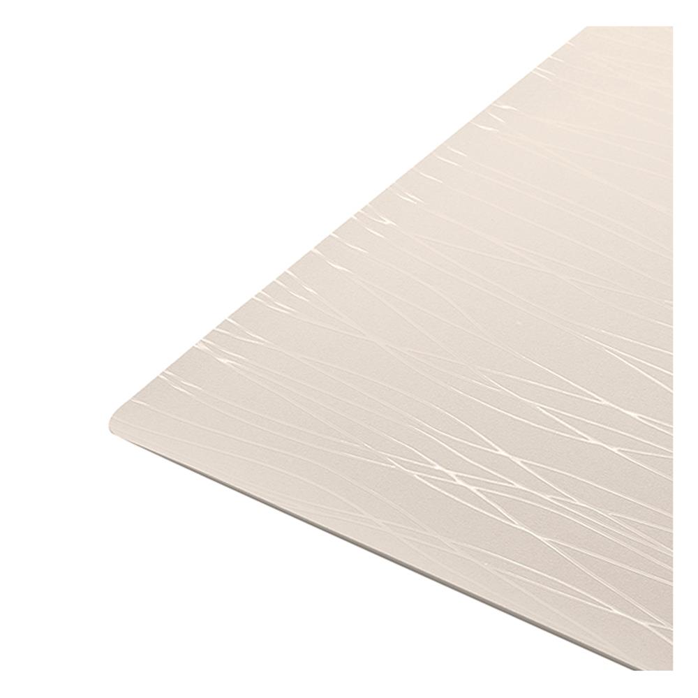 แผ่นรองจาน PVC SRITHAI WAVE สีครีม