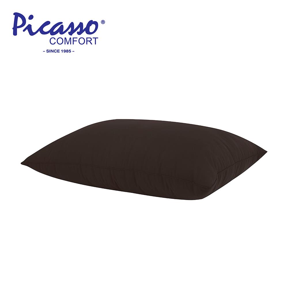 หมอนหนุน ใยสังเคราะห์ PICASSO SMILE 19x29 นิ้ว สีน้ำตาลเข้ม