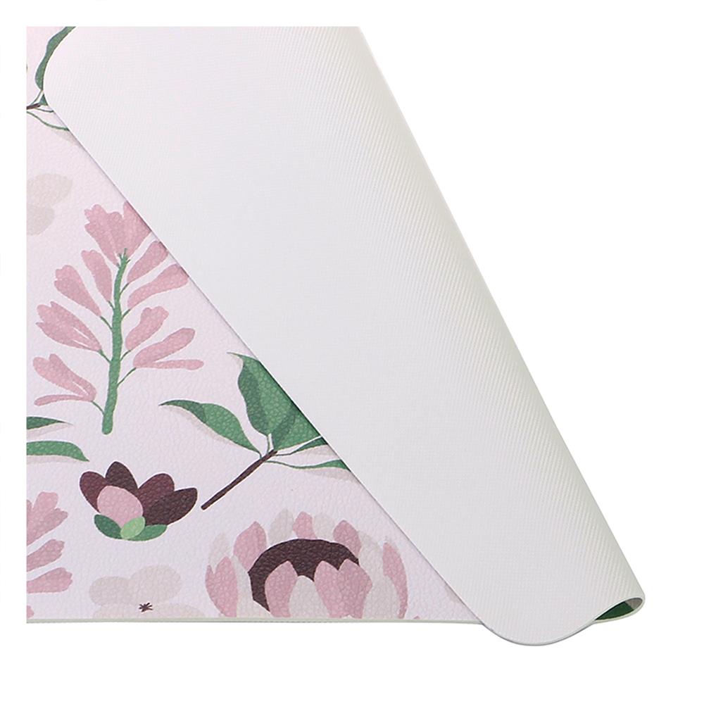 แผ่นรองจาน PVC SRITHAI FLORAL สีชมพู