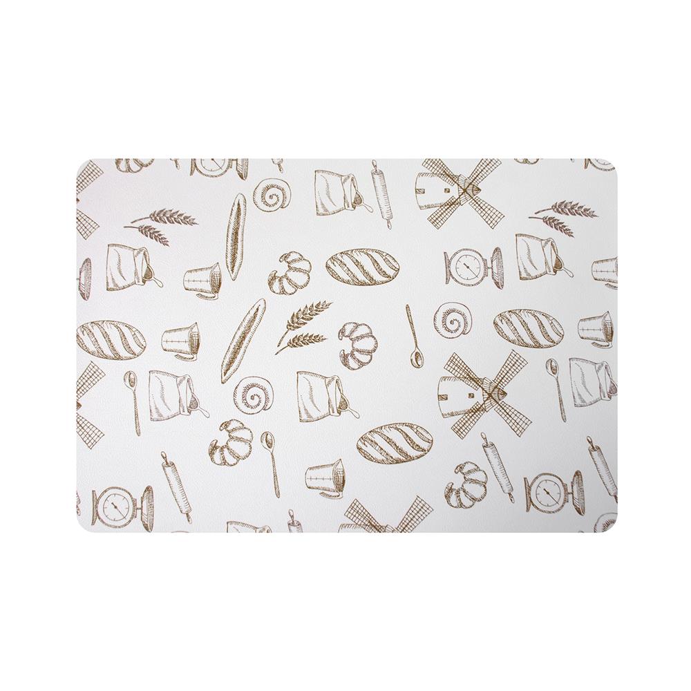 แผ่นรองจาน PVC SRITHAI CAFE สีน้ำตาล