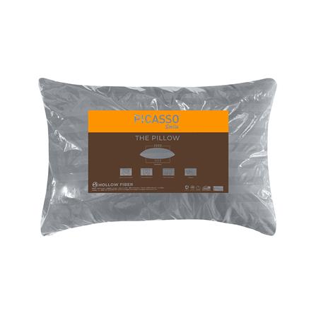 หมอนหนุน ใยสังเคราะห์ PICASSO SMILE 19x29 นิ้ว สีเทา_3