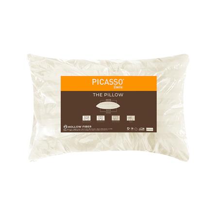 หมอนหนุน ใยสังเคราะห์ PICASSO SMILE 19x29 นิ้ว สีครีม_3
