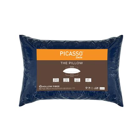 หมอนหนุน ใยสังเคราะห์ PICASSO SMILE 19x29 นิ้ว สี NAVY_4