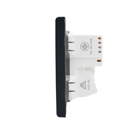 ชุดเต้ารับเดี่ยว 3 ขา SAHN D10L-BL สีดำ_2