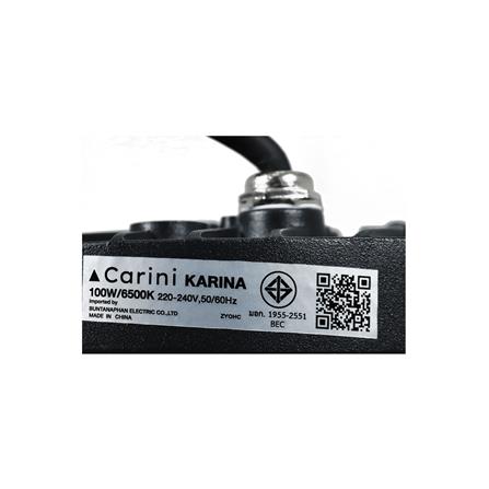 โคมไฮเบย์ LED CARINI KARINA 100 วัตต์ DAYLIGHT สีดำ_4