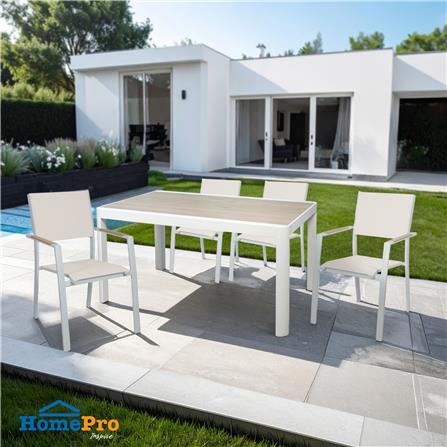 โต๊ะสนาม BENETTA NICHOLAS สีขาว_5