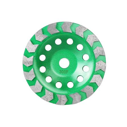 ถ้วยเพชรขัดพื้น ชนิดขัดละเอียด SUMO 300F 7 นิ้ว สีเขียว_0