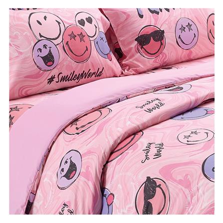 ชุดผ้าปูที่นอน 6 ฟุต 5 ชิ้น TULIP SMILEY 60012-DLC145_1