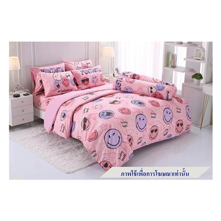 ชุดผ้าปูที่นอน 6 ฟุต 5 ชิ้น TULIP SMILEY 60012-DLC145_0