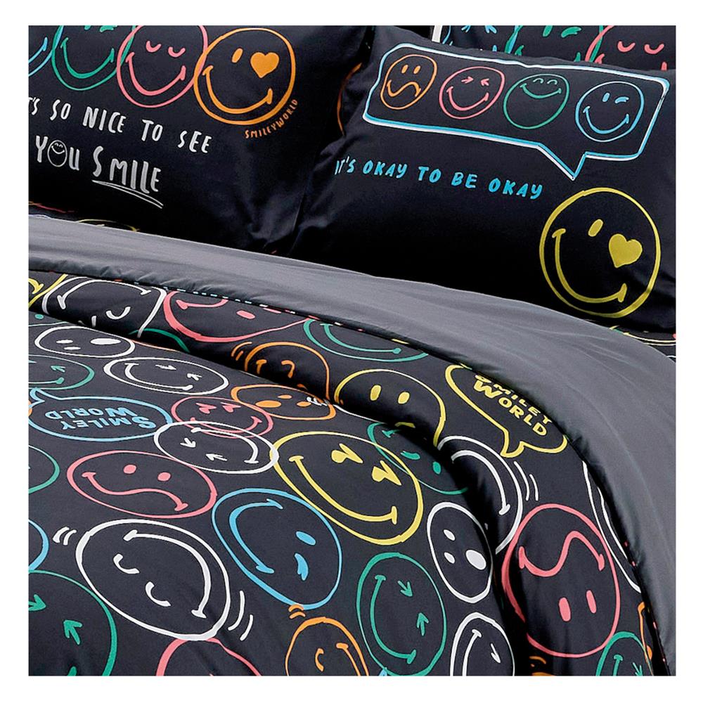 ชุดผ้าปูที่นอน 3.5 ฟุต 3 ชิ้น TULIP SMILEY 60014-DLC146