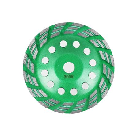 ถ้วยเพชรขัดพื้น ชนิดขัดหยาบ SUMO 300R 7 นิ้ว สีเขียว_0