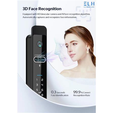 กลอนดิจิตอล ELH S4 ULTRA SLIM สีดำ_3