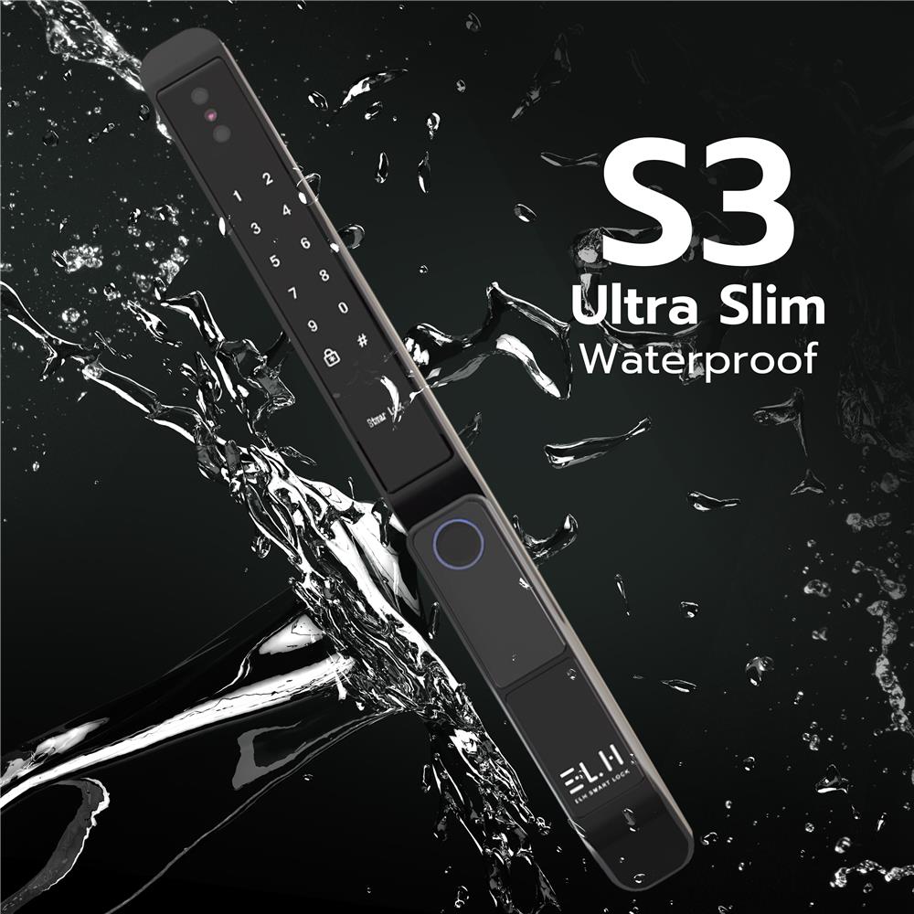 กลอนดิจิตอล ELH S3 ULTRA SLIM สีดำ