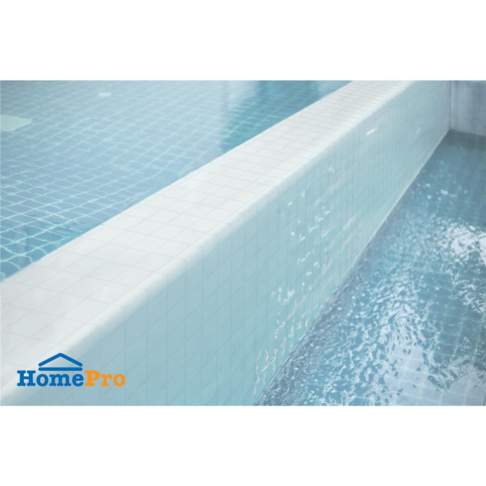 กระเบื้องพอร์ซเลนจมูกบันได 3x10 ซม. COTTO MT 4SL-Ex-6110 สีขาว PM 0.05 ตร.ม.