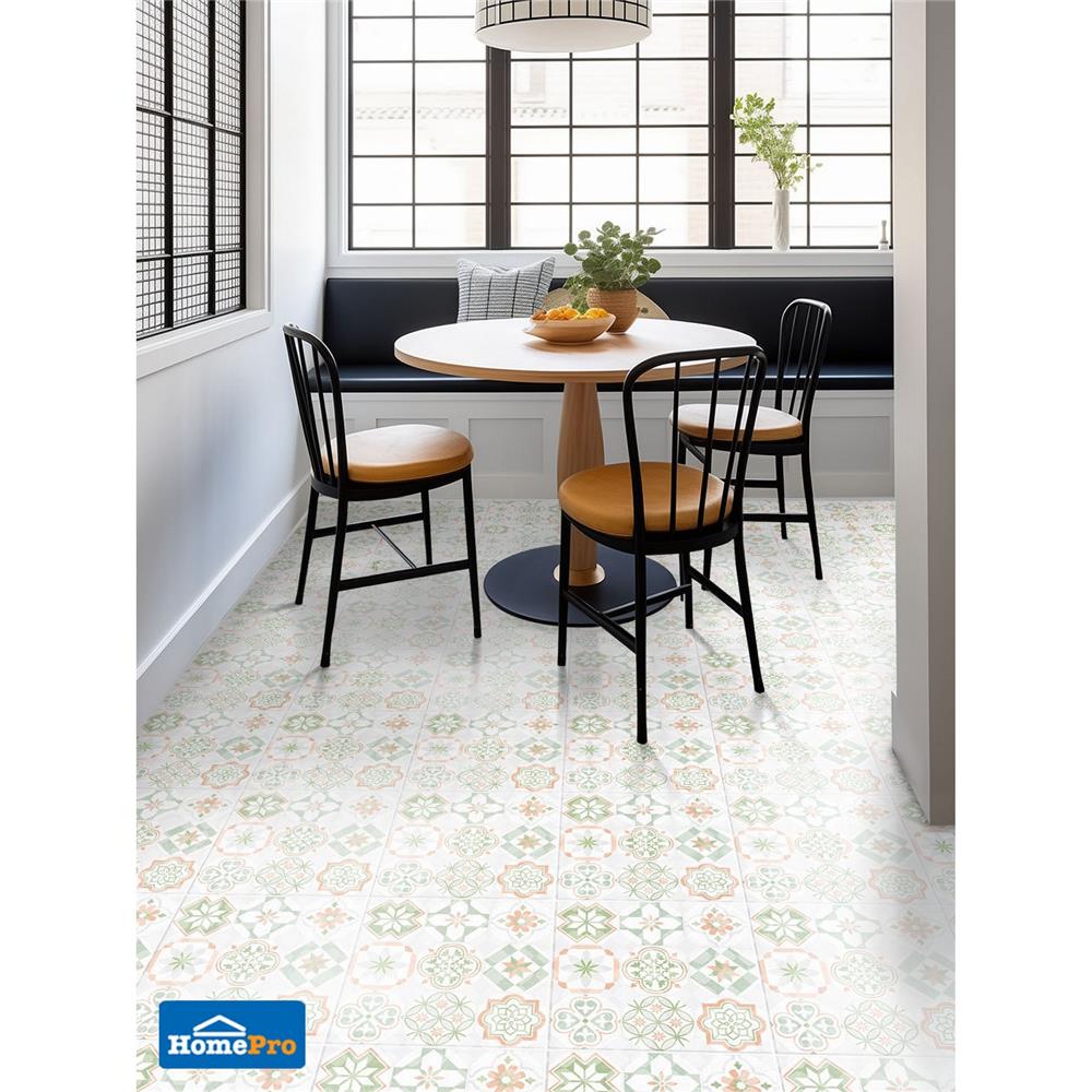 กระเบื้องพื้น 18x18 นิ้ว TARA เดมอส เขียว PM 1 ตร.ม.