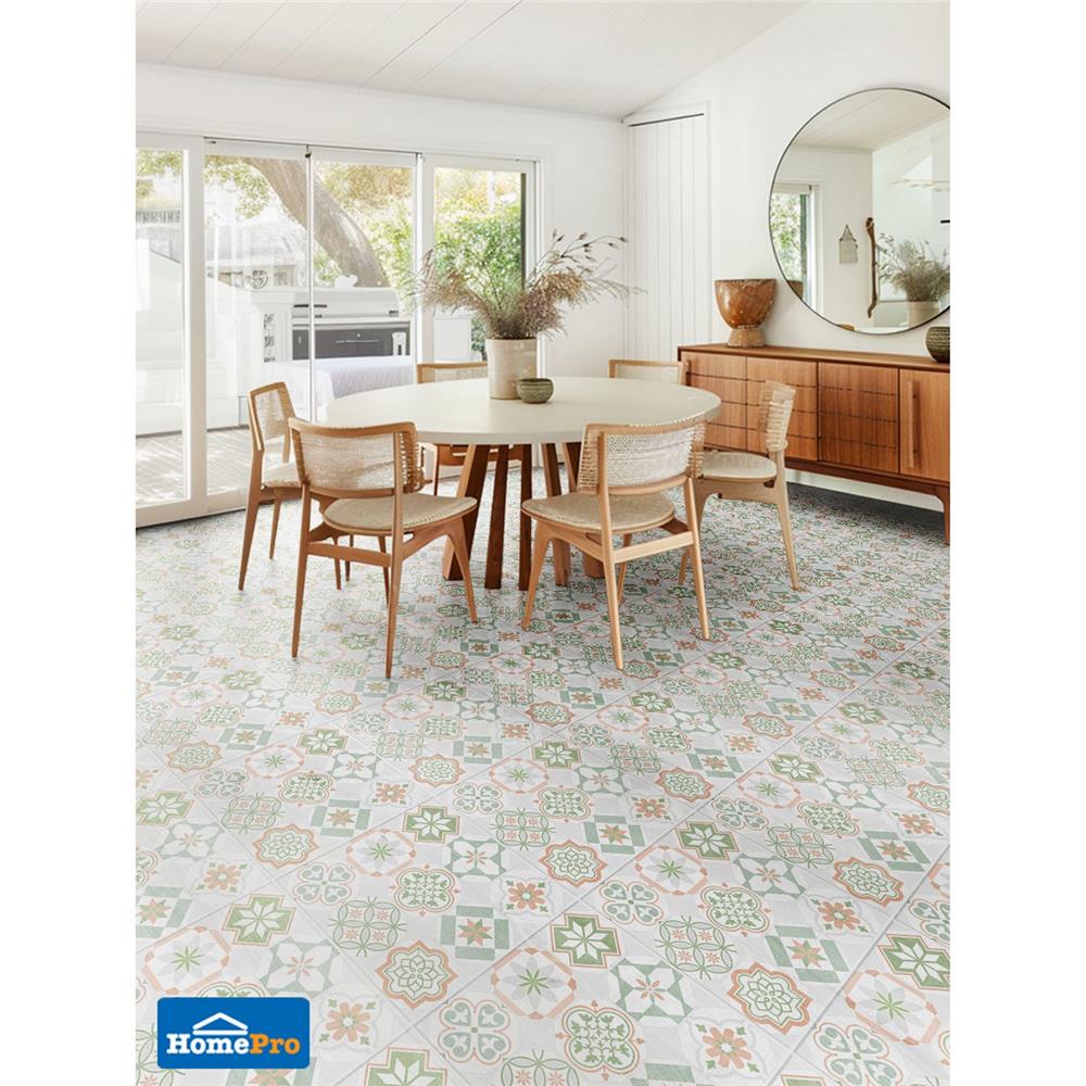 กระเบื้องพื้น 18x18 นิ้ว TARA เดมอส เขียว PM 1 ตร.ม.